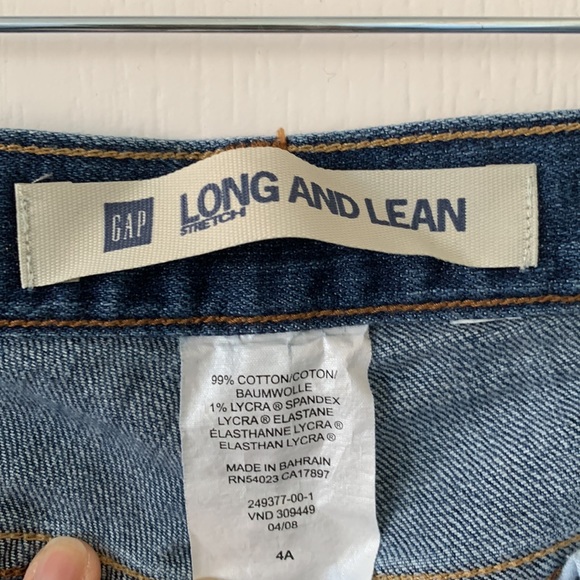GAP Long and Lean Bootcut Jeans Size 4P - Picture 8 of 16